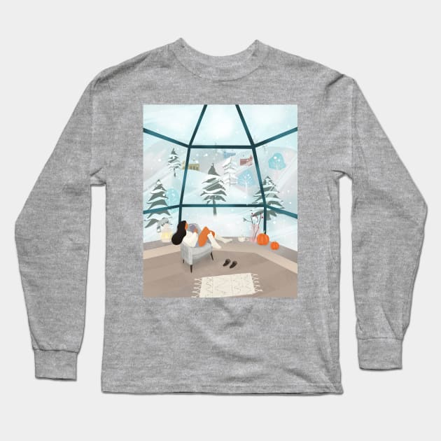 Winter wonderland Long Sleeve T-Shirt by Petras